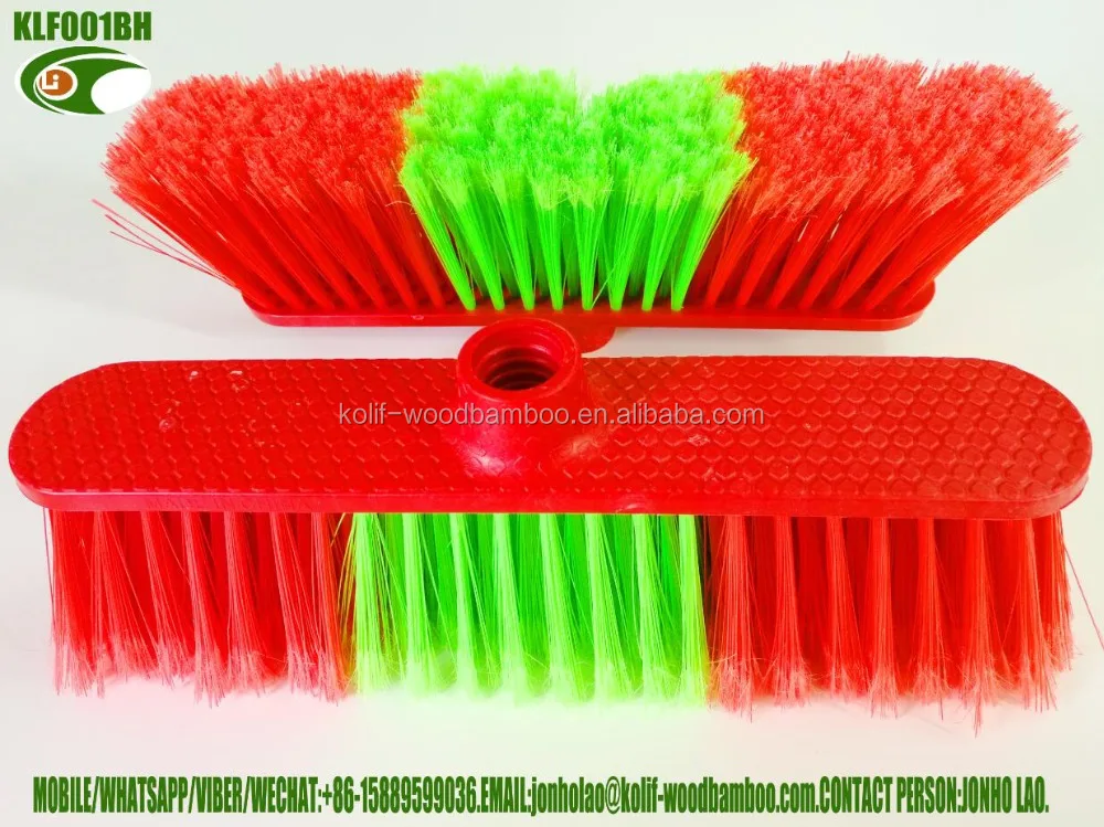Household plastic broom heads with Italian thread hole