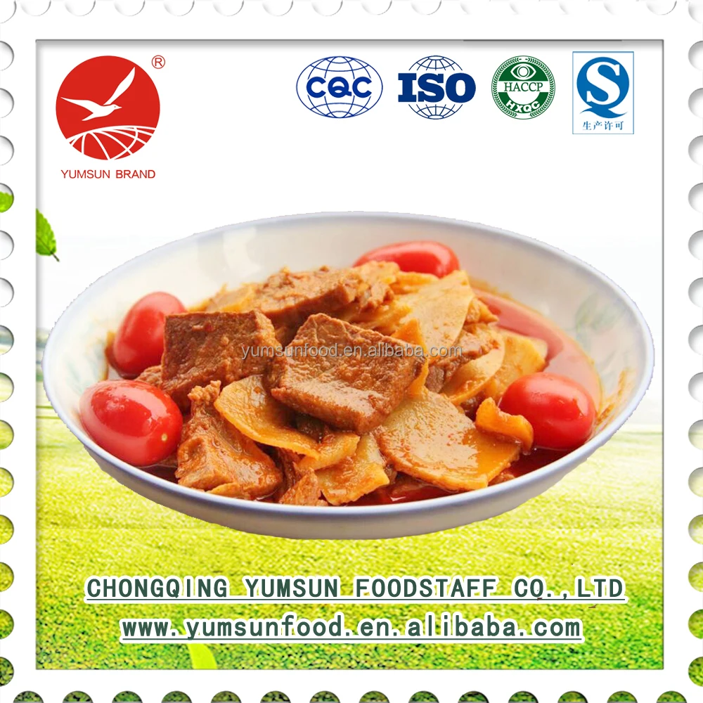 
Sliced pork with bamboo shoots food 
