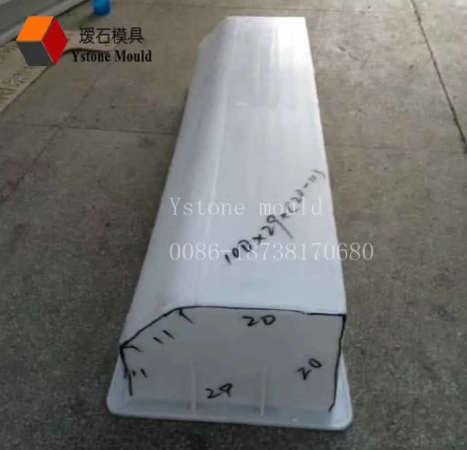 
Plastic stone border forms street concrete curbstone mold 