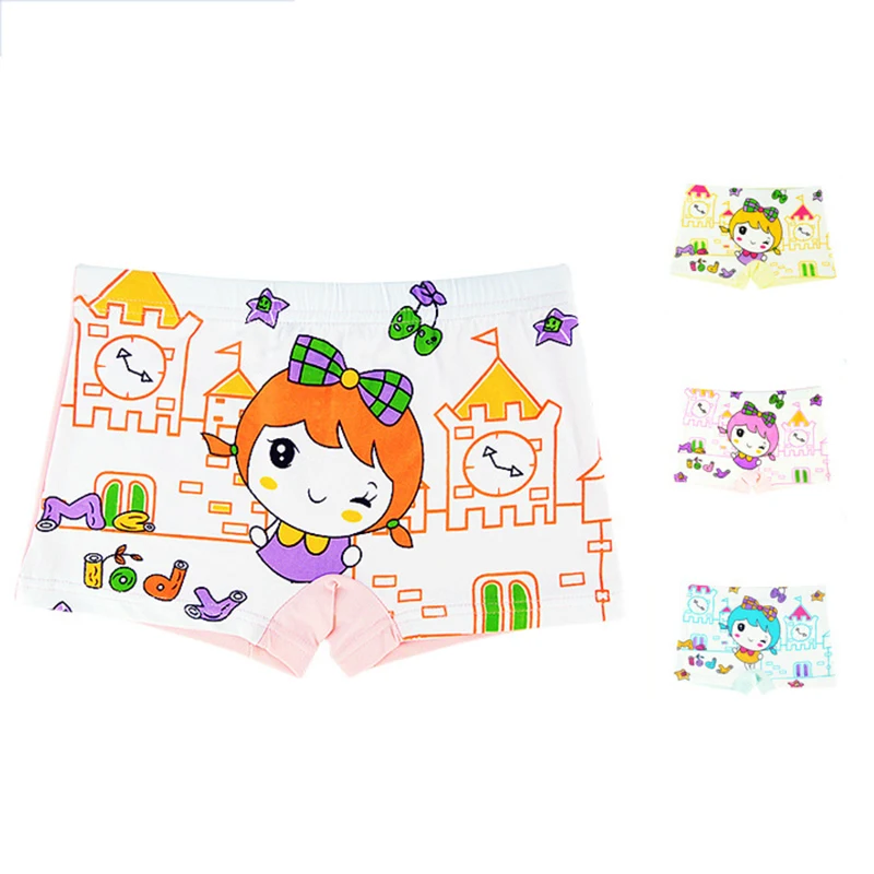 10Pcs lot Baby Underwear For Girls 2016 Fashion Cartoon Kids Shorts Cotton Panties For Girl Children