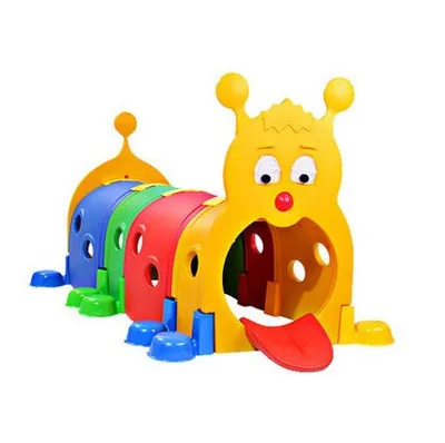 2019 hot sale children cheap plastic happy worm play elf tunnel toys for sales