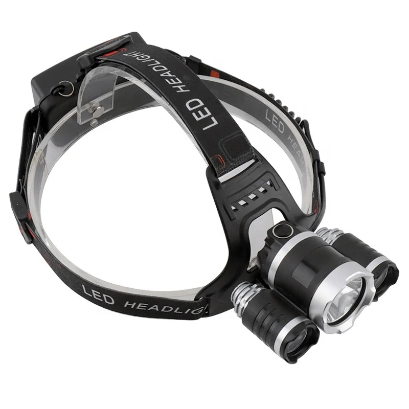T3033-4 High Power Head Torch Rechargeable Sensor Camping Headlamp