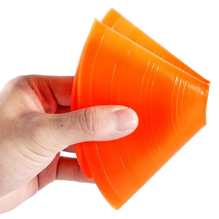 Sets 50-Pack 2 Inch High Sport Agility Disc Soccer Cones Equipment For Training Kids