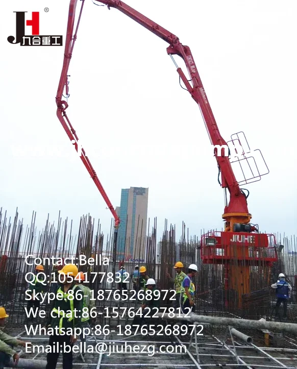 High quality! 28m 32m 33m 36m Hydraulic Self Climbing Floor Climbing Concrete Placing Boom