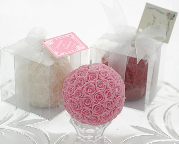 
ZH3650G Romantic Candles For Wedding Gifts Different Shape Western Wedding Use Candles Wedding Favors 