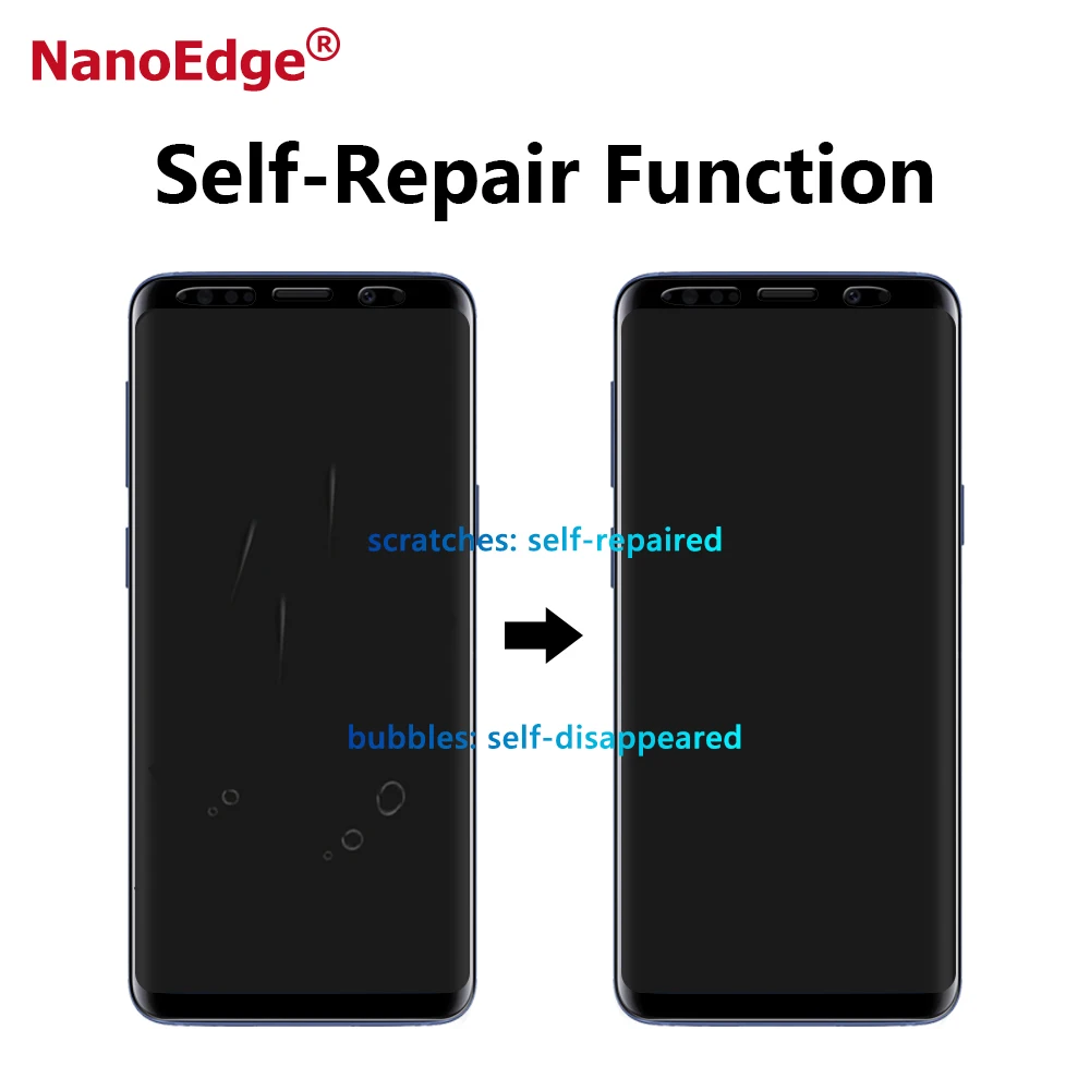 For Samsung Galaxy S9 Nano 3D TPU Wet Full Screen Film Anti Yellowing Self Healing Water Spray Screen Protector