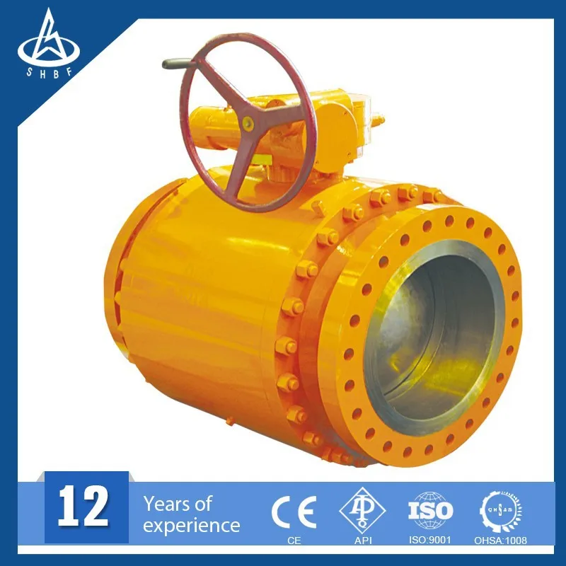 China manufactury Pipeline Ball Valve with Gas Over Oil Actuator