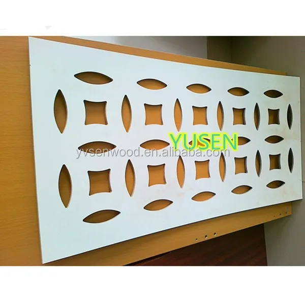 hot sale MDF carved/ MDF grille board