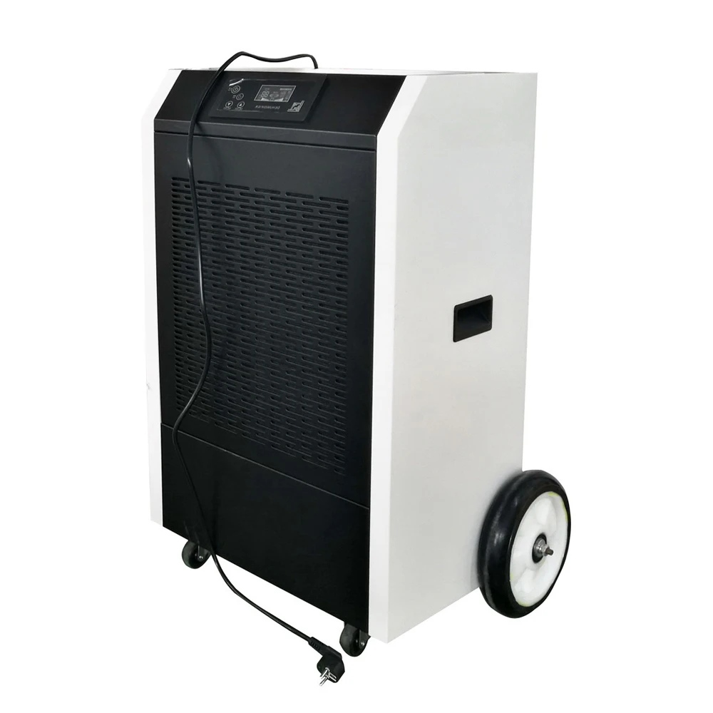 Industrial Portable Dehumidifier Water Damage Restoration Dehumidifier Hand Push Wheel Dehumidifier