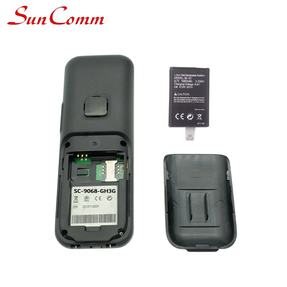 SC-9068-GH3G voice mail mobile handset telefon cordless with tft color display