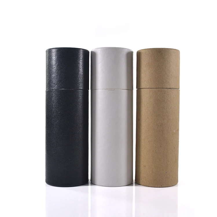 10ml 15ml 20ml 30ml glass dropper or spray bottle with natural brown kraft paper tube