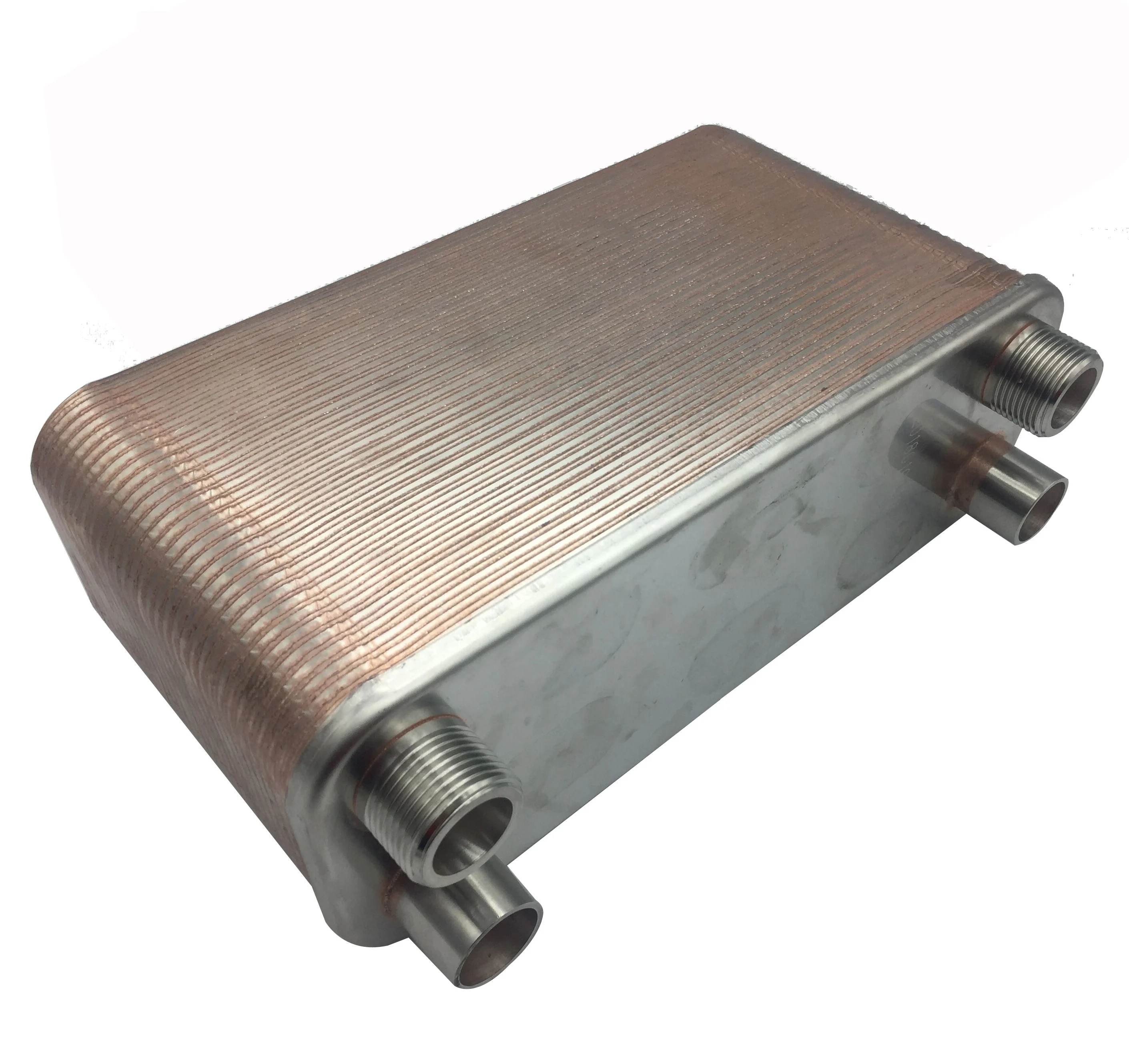 
Hot-sale and new designed Nickel Brazed Plate Heat Exchanger for Condenser Stainless Steel Plates B3-26 Series 