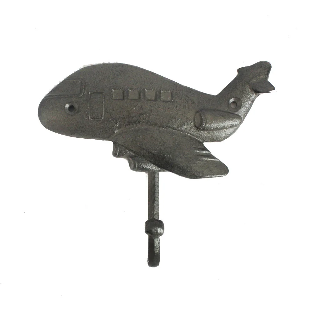 Vintage Rustic Cast Iron Nautical Anchor Design Key Coat Hooks Rack Decorative Wall Mounted Antique Shabby Chic Metal Wall Hooks