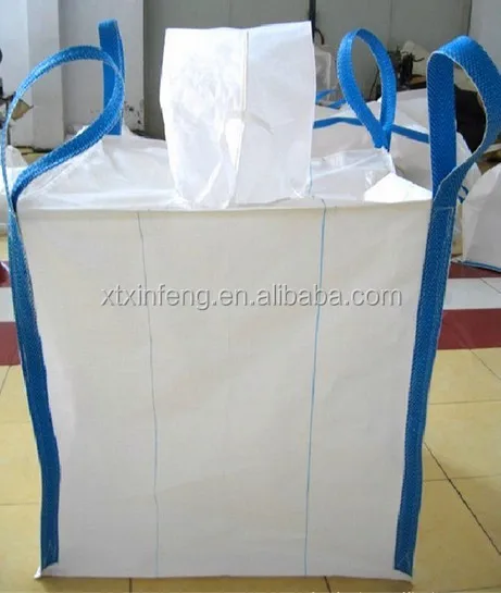 
Hot sale pp jumbo bag/pp big bag/ton bag for sand, building material, chemical, fertilizer, flour , sugar 