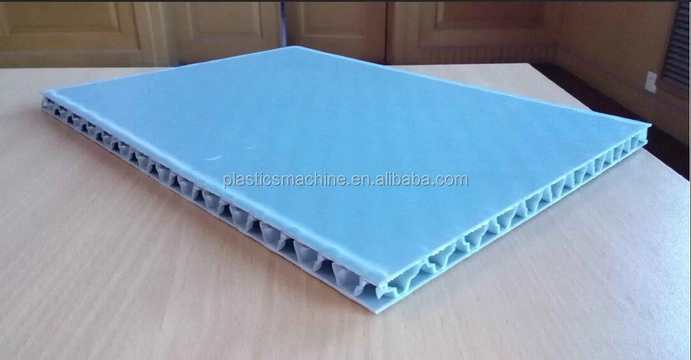 Plastic packaging board equipment for container, PP bubble sheet machine