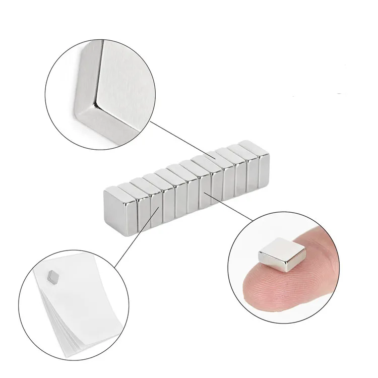 Super Strong Neodymium Square Fridge Magnets for Fridge Whiteboard