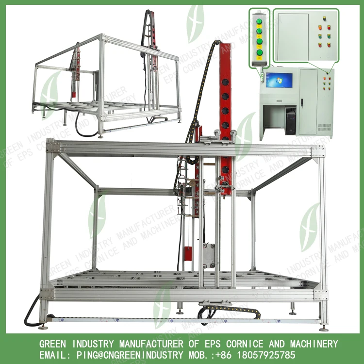 
Aluminum alloy CNC foam cutter for decorative cornice moulding GB-FC400-AL 