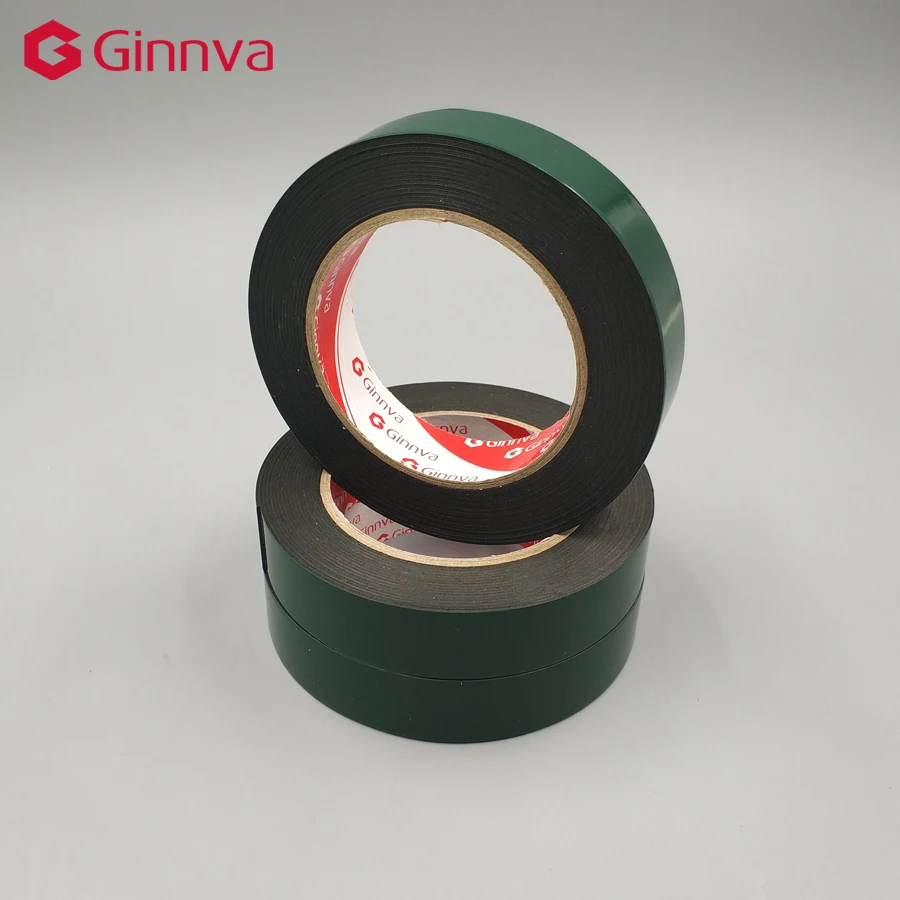 1mm thick black double sided foam adhesive tape