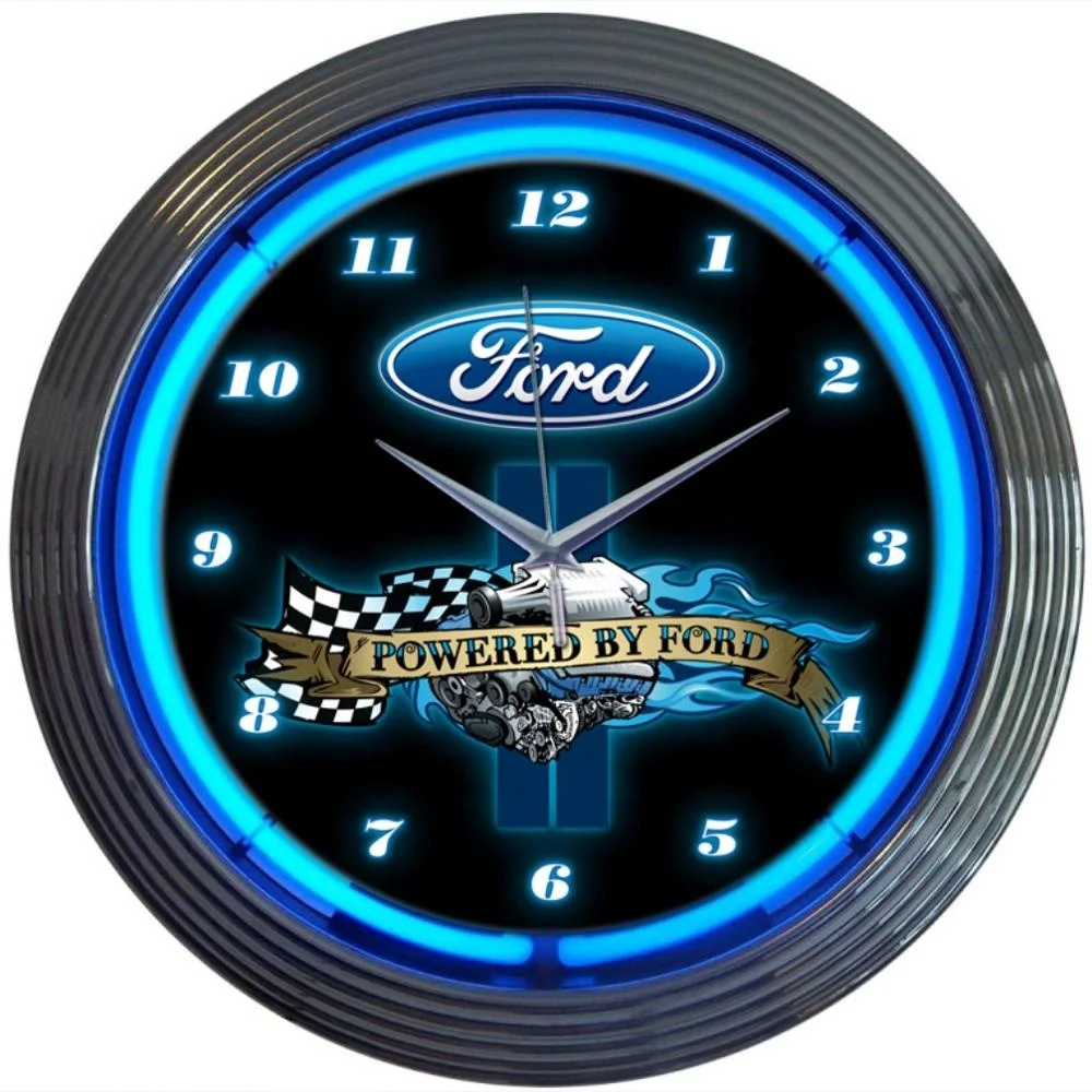 
Oem factory china suppliers lead free rohs certificate Ford neon sign light metal grid custom glass ford neon light L 