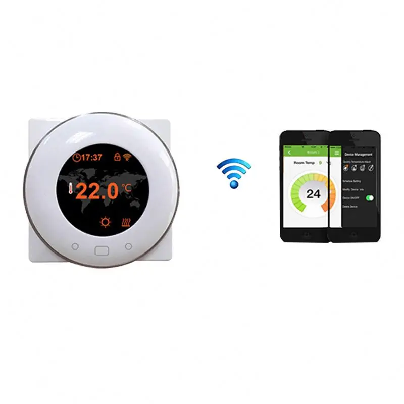 
Etop 3rd generation learning tuya thermostat wifi for floor heating system  (62185502484)