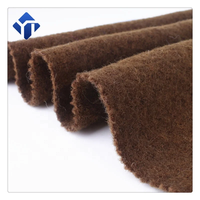 100% boiled wool knitted woolen wool cloth fabric