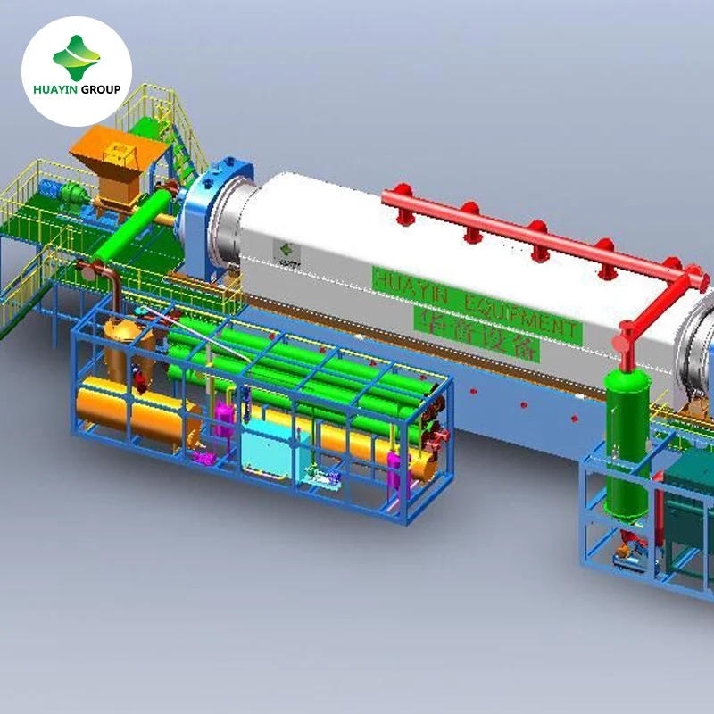 Continuous plastic to fuel conversion process Thermal Decomposition Plant