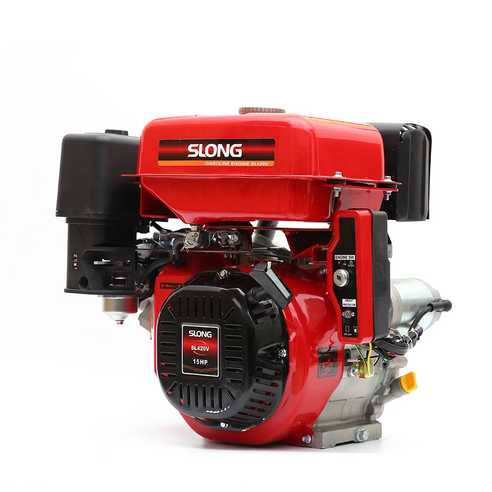 SL420VE CHINA SLONG ELECTRIC START 3600RPM  GENERATL USED MACHINERY 15HP 420cc GASOLINE ENGINE
