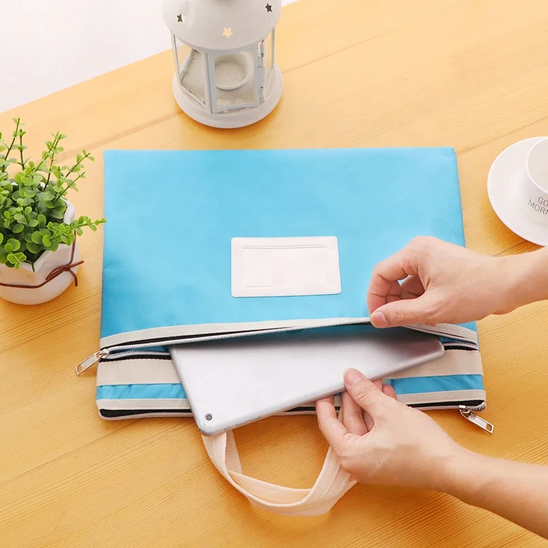 Candy color lovely laptop office school file waterproof briefcase