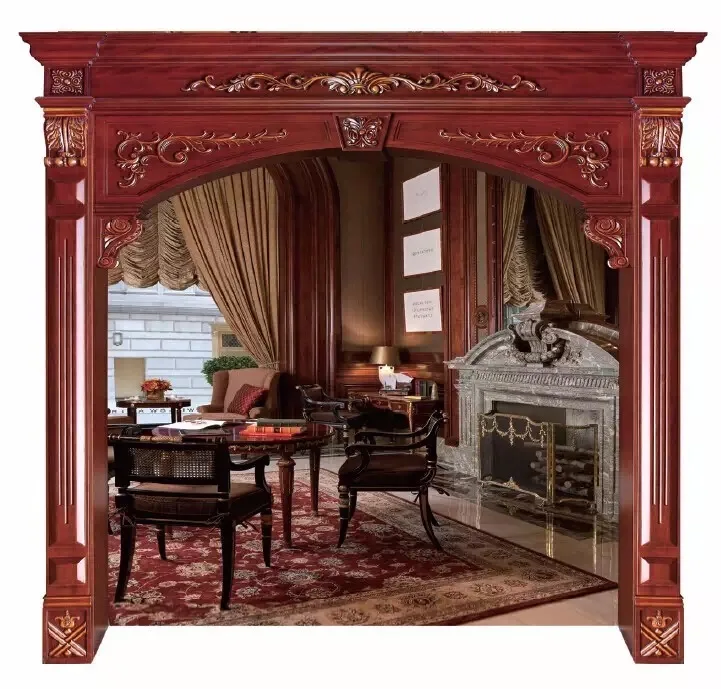 Solid Wooden Walnut Door Frame Moulding Door Jamb For Sale