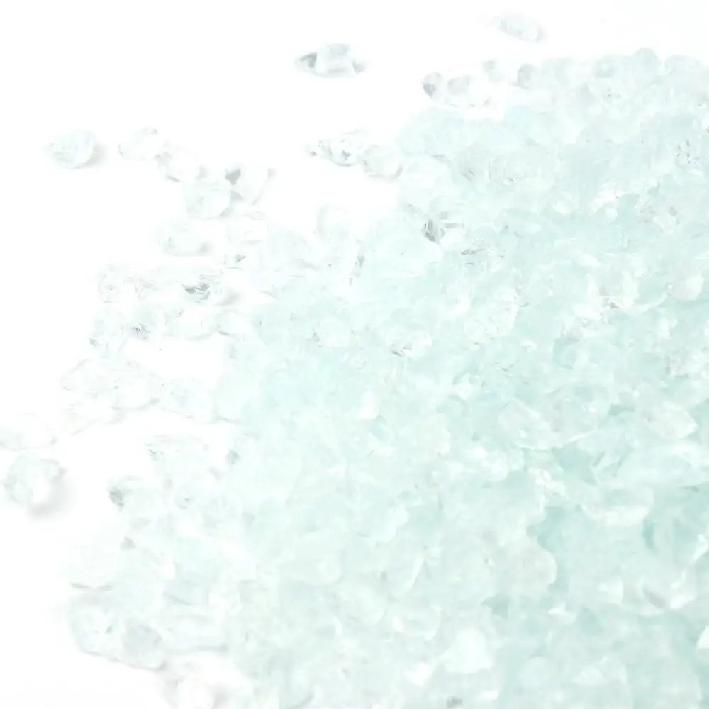 3-6mm high luster decorative crystal glass stone fire glass for fire pit bowl fireplace resin art painting decoration