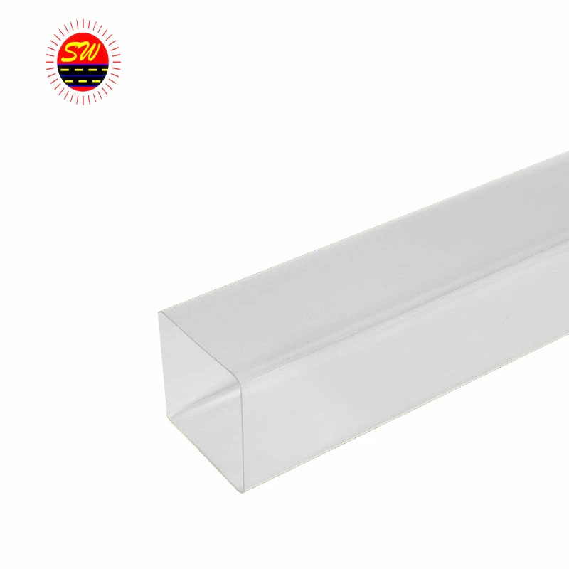 Factory custom made white 8 inch square PVC plastic pipe