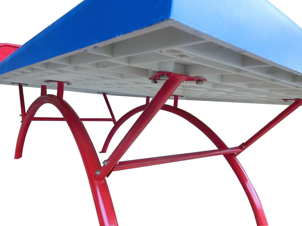 International standard size SMC table tennis table Outdoor Ping Pong table with one net