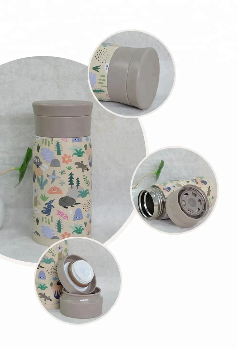 Custom healthy reusable bulk 304 stainless steel magic mug promotional color changing water bottles with logo