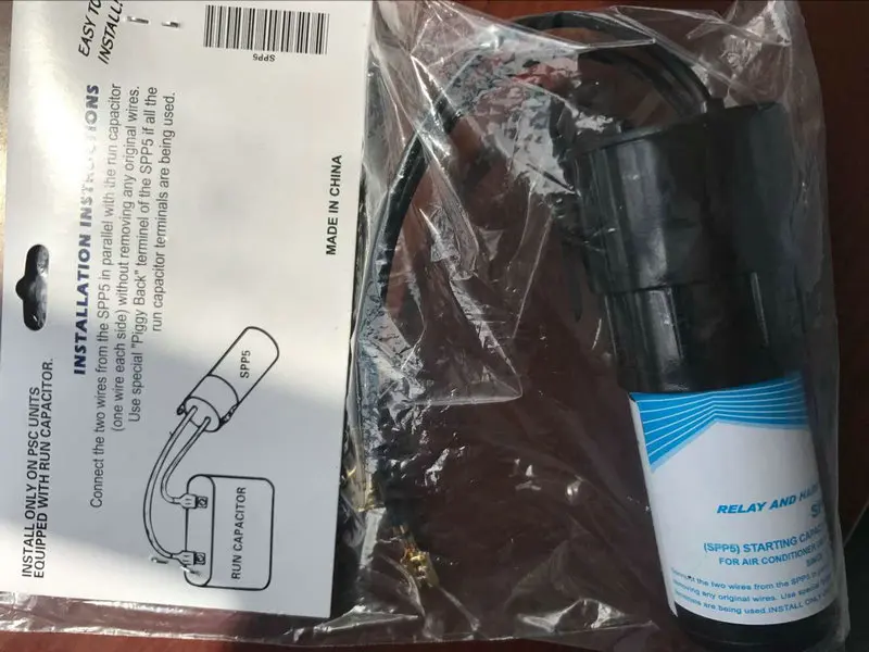 Hard Start Kit Capacitor (SPP5,SPP6)