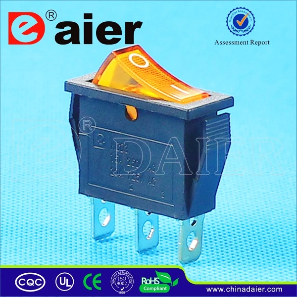 spst on off 3 терминал 220 вольт рокер выключатель