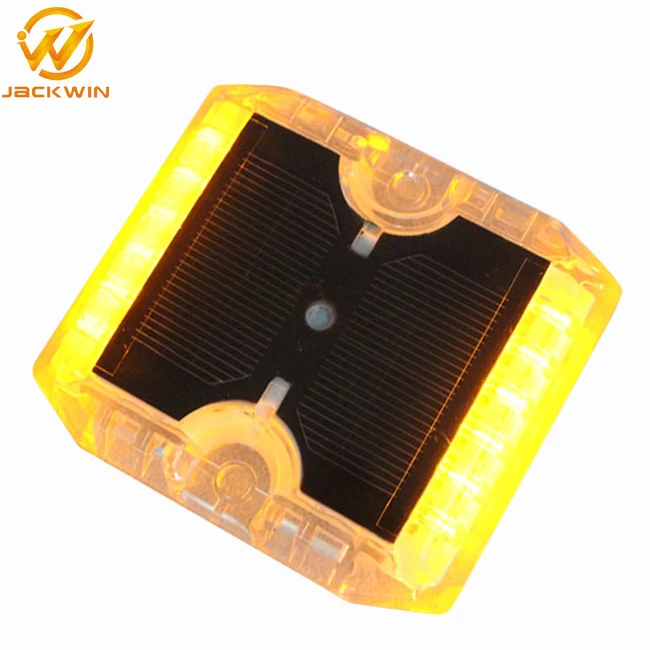 Plastic solar street light road stud blinking led flashing solar driveway marker light