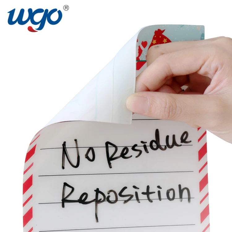 Classroom sticky movable dry erase adhesive school white board to do list note writing pad sticker fridge magnet calender