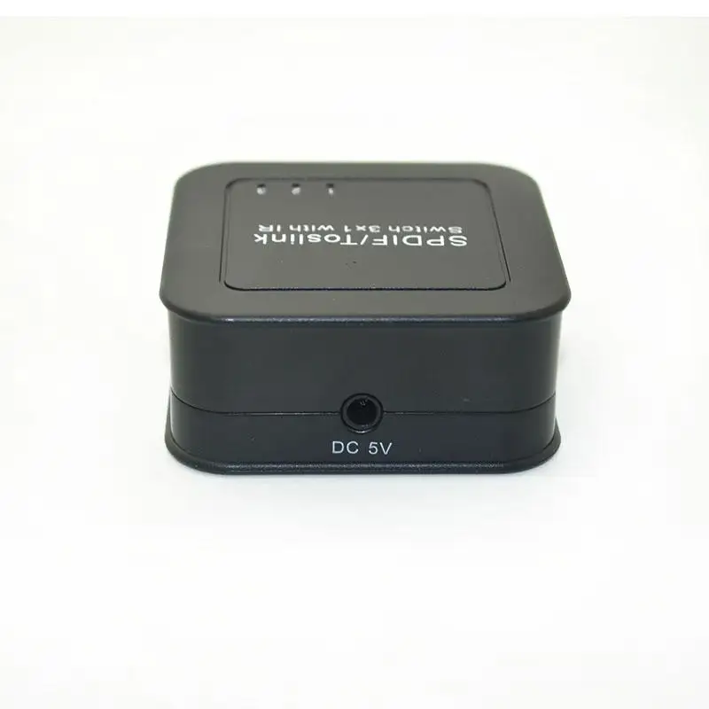 Оптичекий разветвитель/SPDIF/Toslink оптоволоконный распределитель 3х1 с пультом дистанционного управления