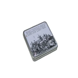 Factory Promotion wholesale custom print vintage nostalgic metal tin square tins boxes