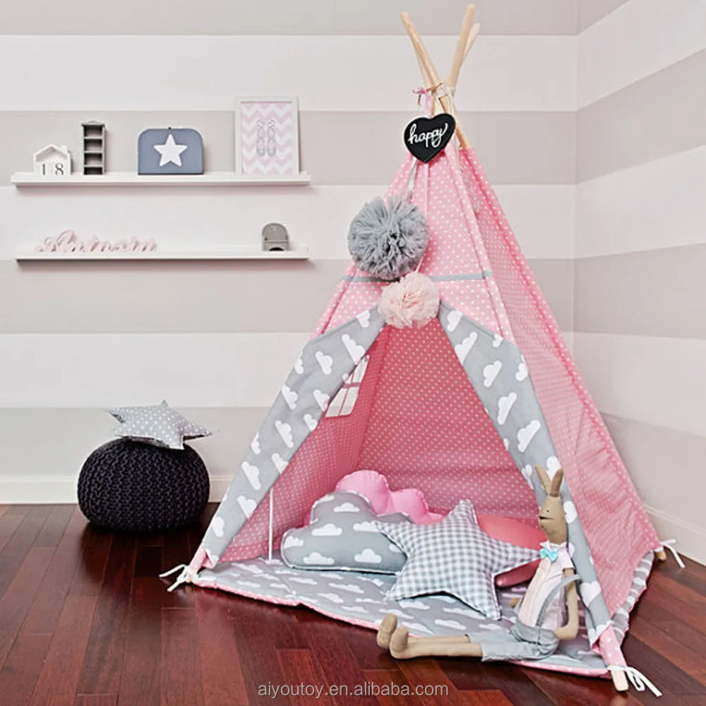 AIYOU wholesale indoor kids play teepee kids teepee tent