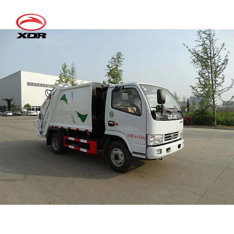 Small Compression Garbage Trucks hydraulic garbage compactor
