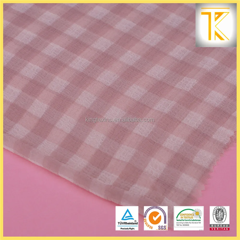 
2019 wholesale high price quality sparkle paris heavy chiffon fabric Pink square fabrics 