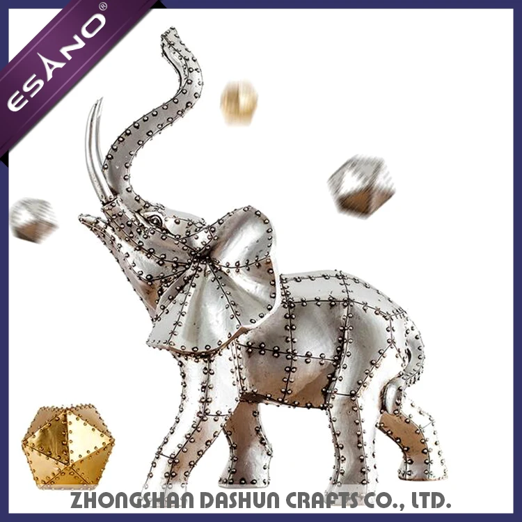 Customized gold elephant figurine