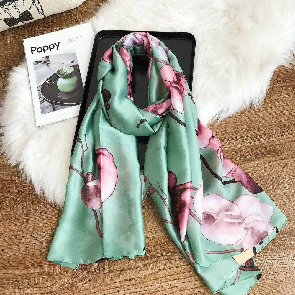 Модная дизайнерская шаль Zipei из полиэстера и шелка, 180x90 см