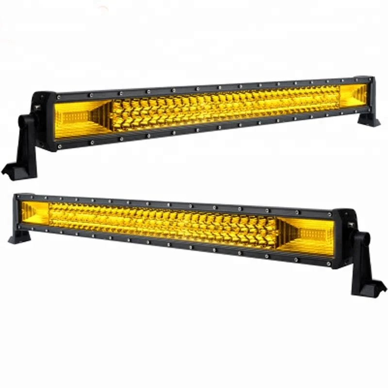 Yellow 144w 216w led light bar 540w 432w 270w 3 row LED long strip lamp