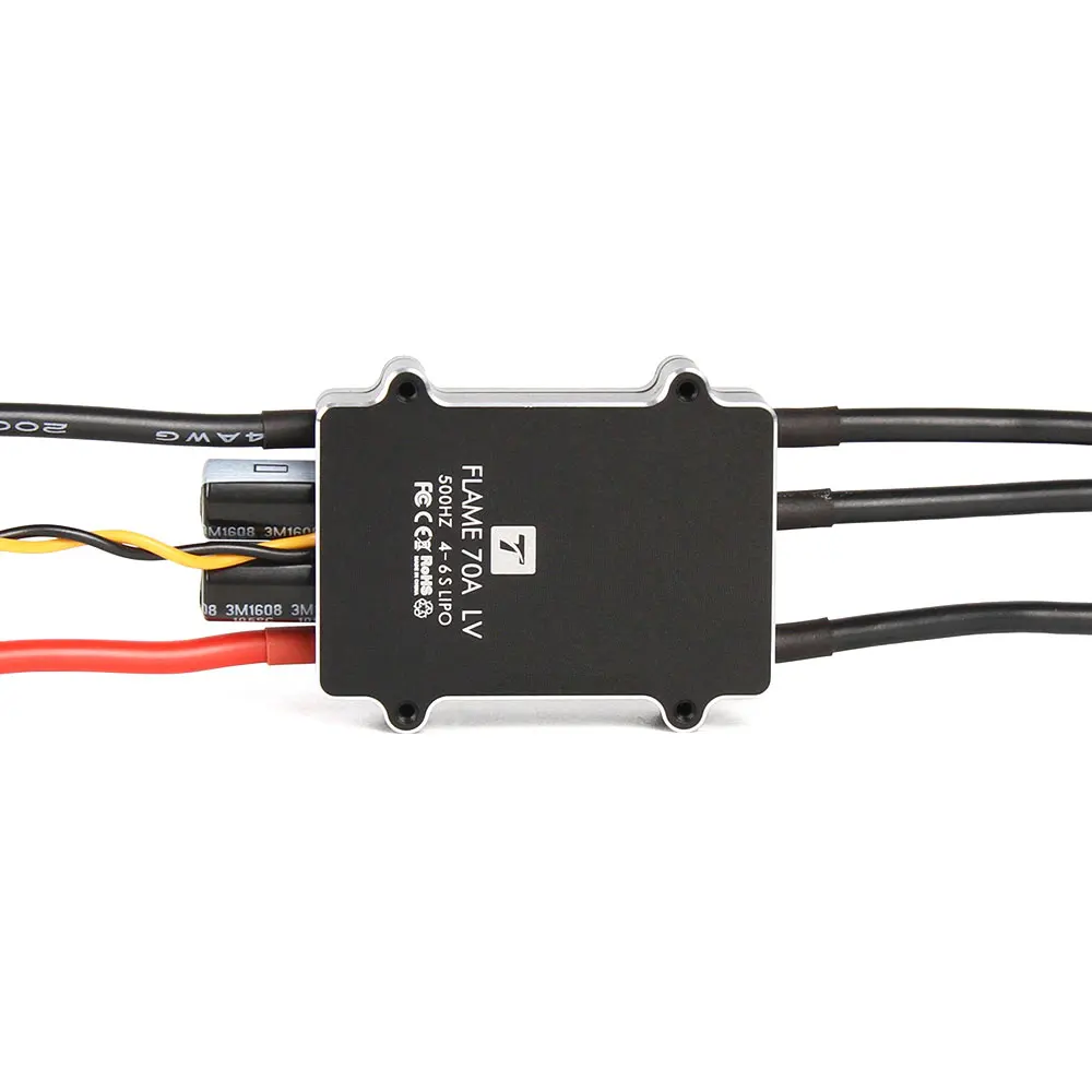 T-MOTOR FLAME 70A LV Brushless ESC 4-6s 500hz speed controller for outdoor brushless esc