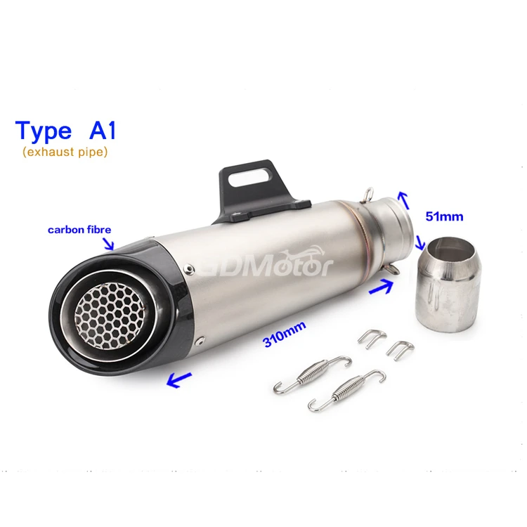 Custom Racing 600cc Motorcycle Exhaust