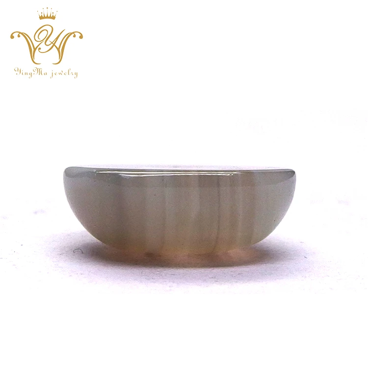 High quality natural gemstone 13x18 mm Banded Agate oval cabochon