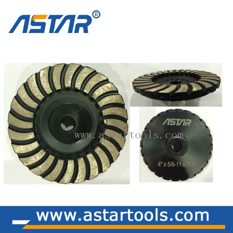 4 inch double layers  diamond grinding cup wheel