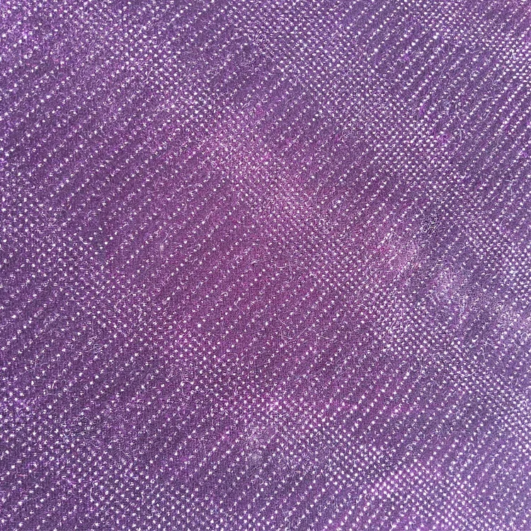  China factory design super soft warp knitted silver shiny effect